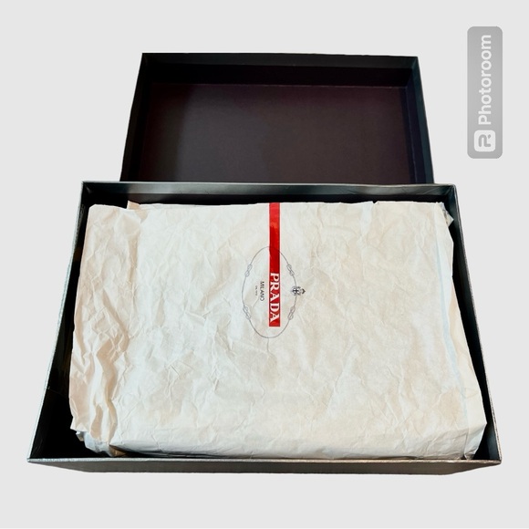 Men’s Prada Sport Patent Leather Color Block Patterned Sneakers Size 12 - Picture 3 of 10